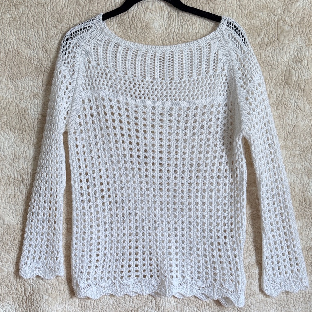 White Knit Sweater